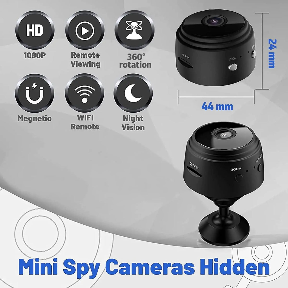 Mini Wireless Wifi ,Cameras With Indoor Video Recorder