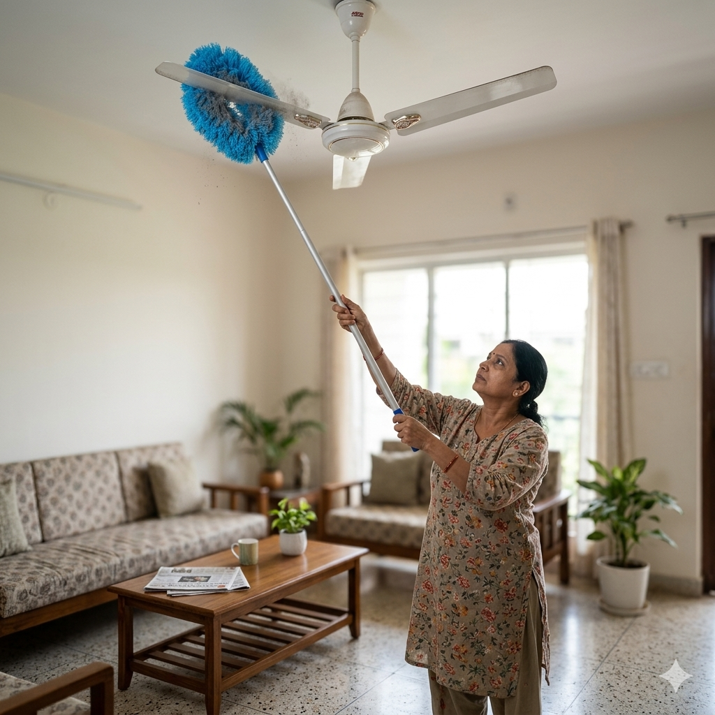 Extendable Microfiber Ceiling Fan Cleaner Pro